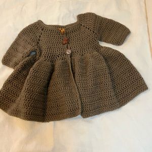 Custom knit cardi dress